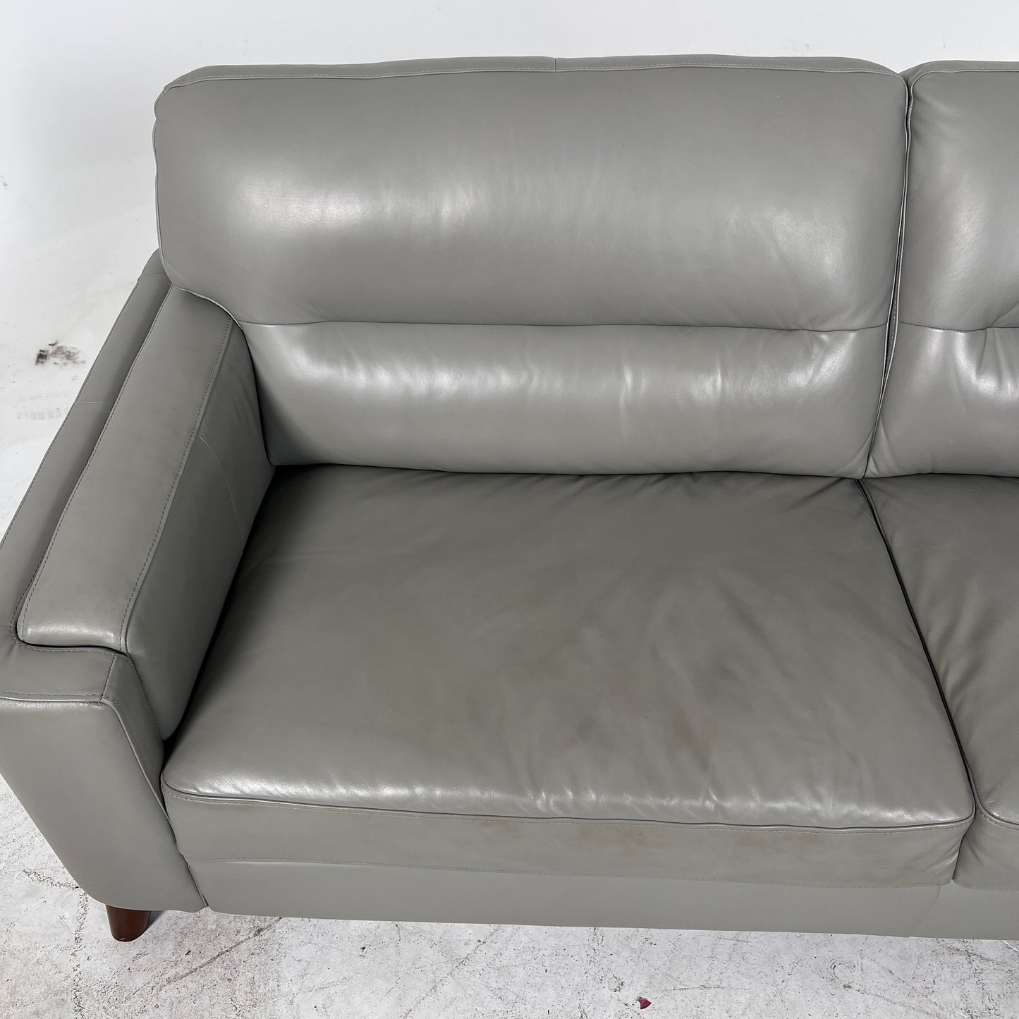 Amax 3 seater Leather sofa. top grain couch loveseat. delivery available