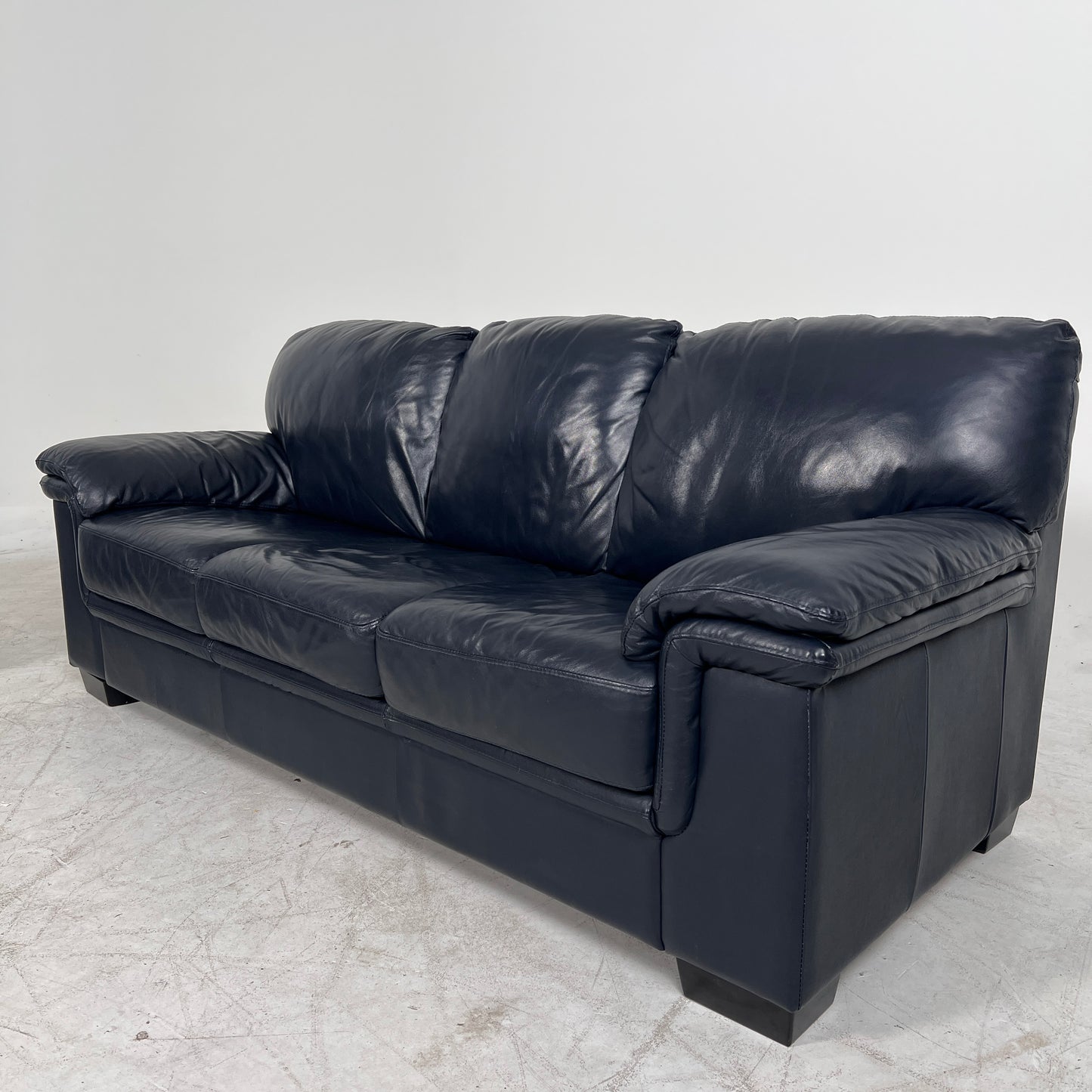 Scan Design Leather sofa Set. 3+2 couch loveseat set. delivery available