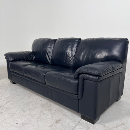Scan Design Leather sofa Set. 3+2 couch loveseat set. delivery available