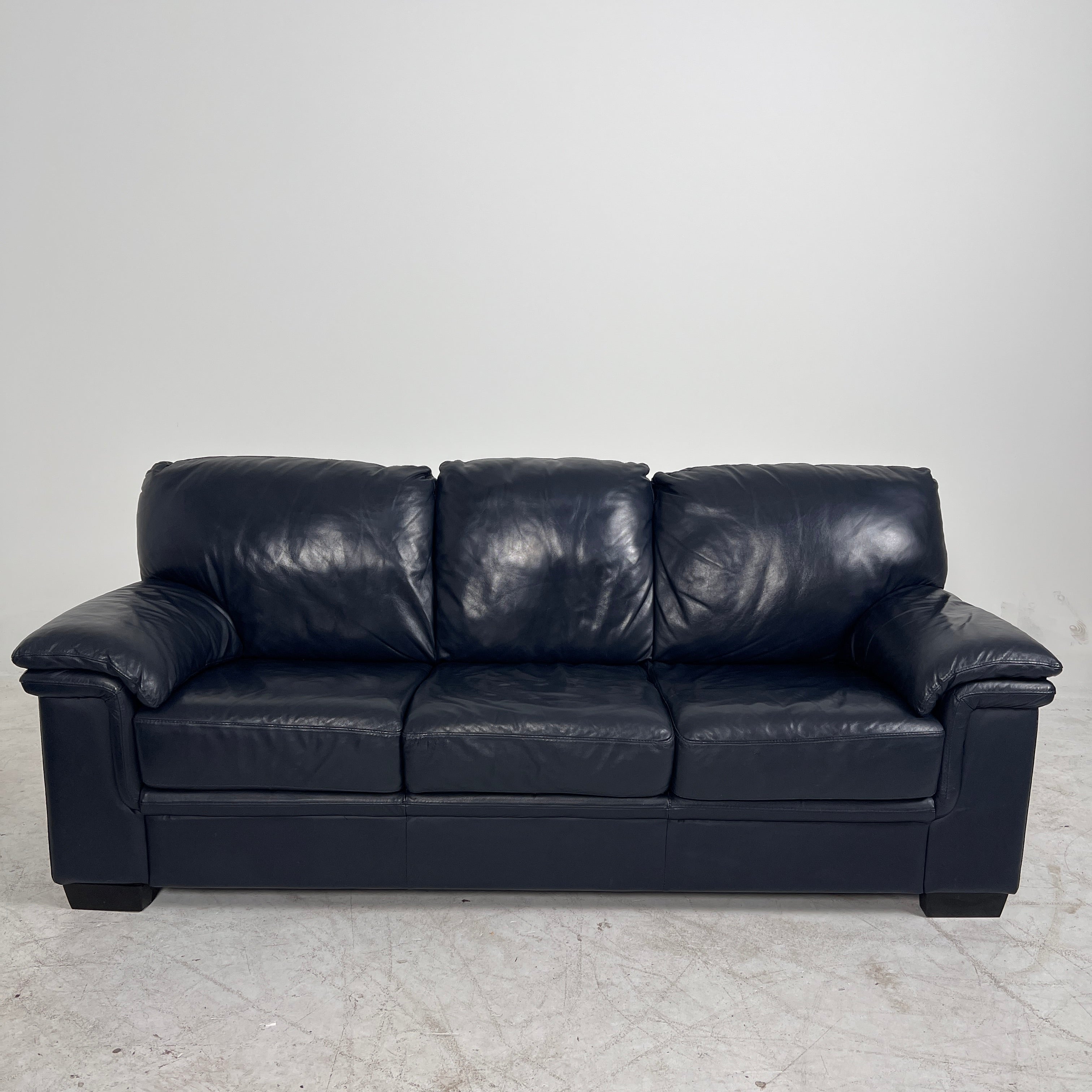 Scan Design Leather sofa Set. 3+2 couch loveseat set. delivery available