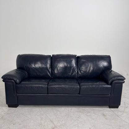Scan Design Leather sofa Set. 3+2 couch loveseat set. delivery available