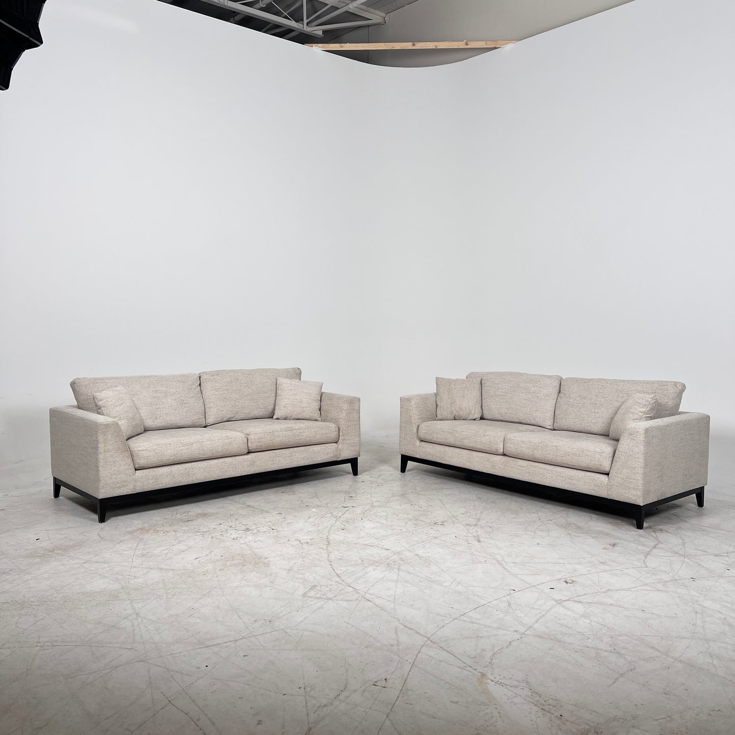 Thomasville Matching Sofas. Identical fabric loveseat couch. delivery available