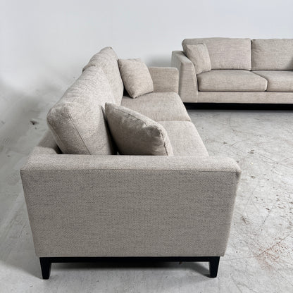 Thomasville Matching Sofas. Identical fabric loveseat couch. delivery available