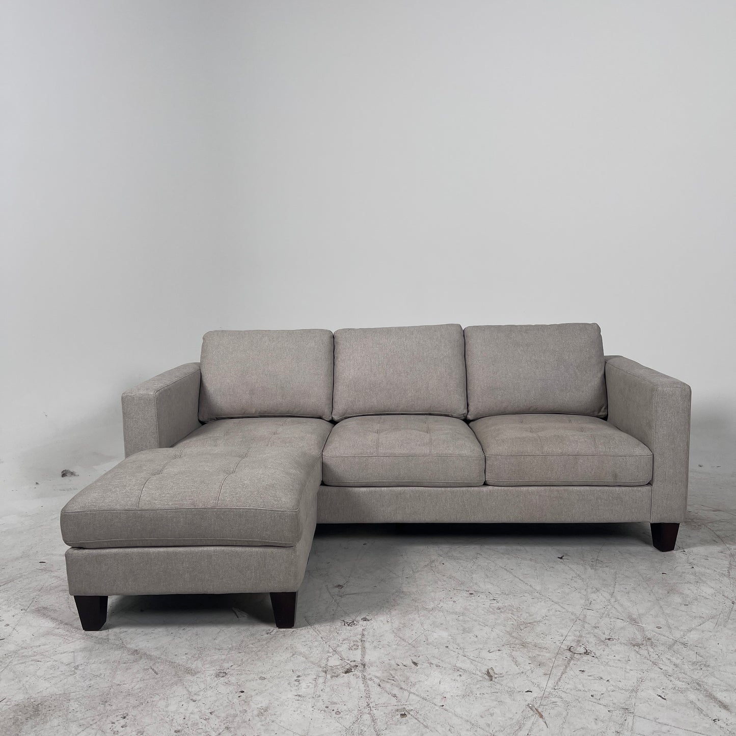 Thomasville 3 seater sofa + ottoman. Fabric couch. delivery available