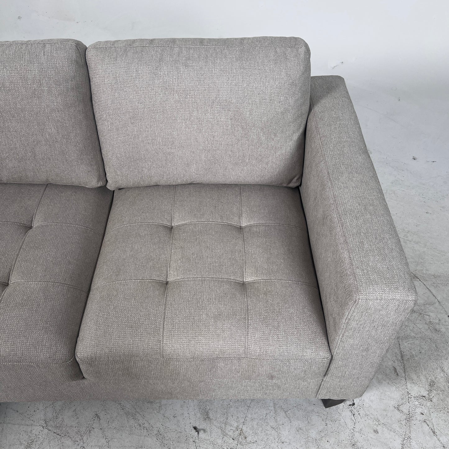 Thomasville 3 seater sofa + ottoman. Fabric couch. delivery available