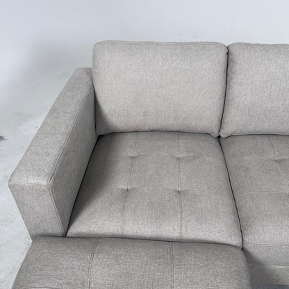 Thomasville 3 seater sofa + ottoman. Fabric couch. delivery available