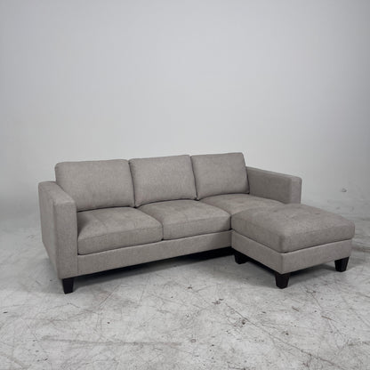 Thomasville 3 seater sofa + ottoman. Fabric couch. delivery available
