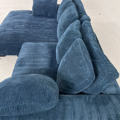 Moe's plunge sectional. Reversible L shaped sofa couch.