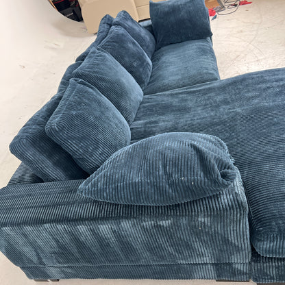 Moe's plunge sectional. Reversible L shaped sofa couch.