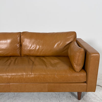Mercana Elton . 3 seater real leather couch.