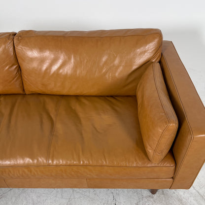 Mercana Elton . 3 seater real leather couch.