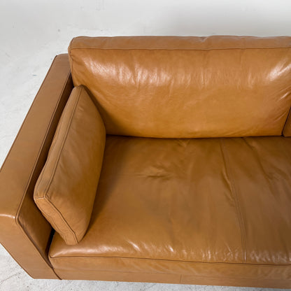 Mercana Elton . 3 seater real leather couch.