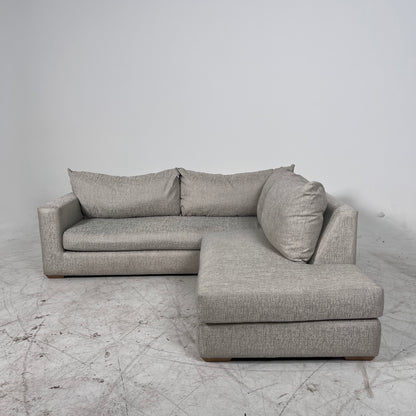 Fabric sectional. 2 piece L shaped sofa couch. delivery available