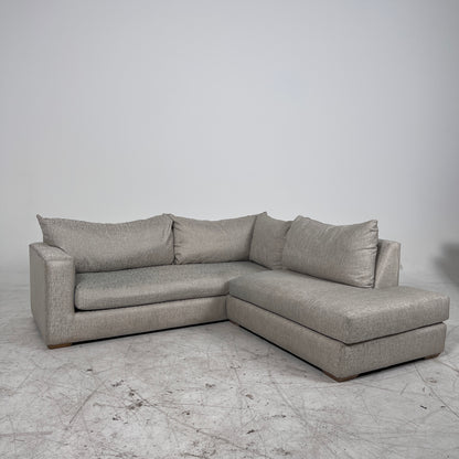 Fabric sectional. 2 piece L shaped sofa couch. delivery available