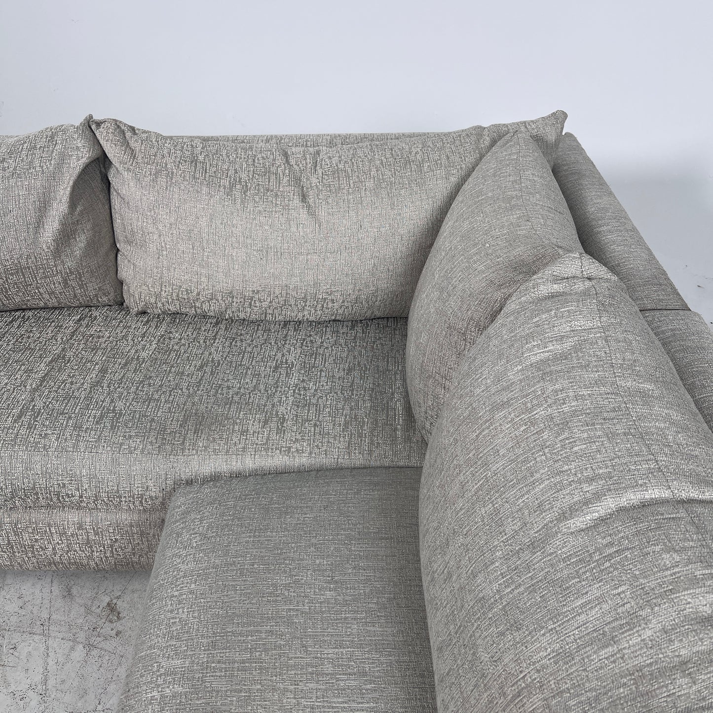 Fabric sectional. 2 piece L shaped sofa couch. delivery available