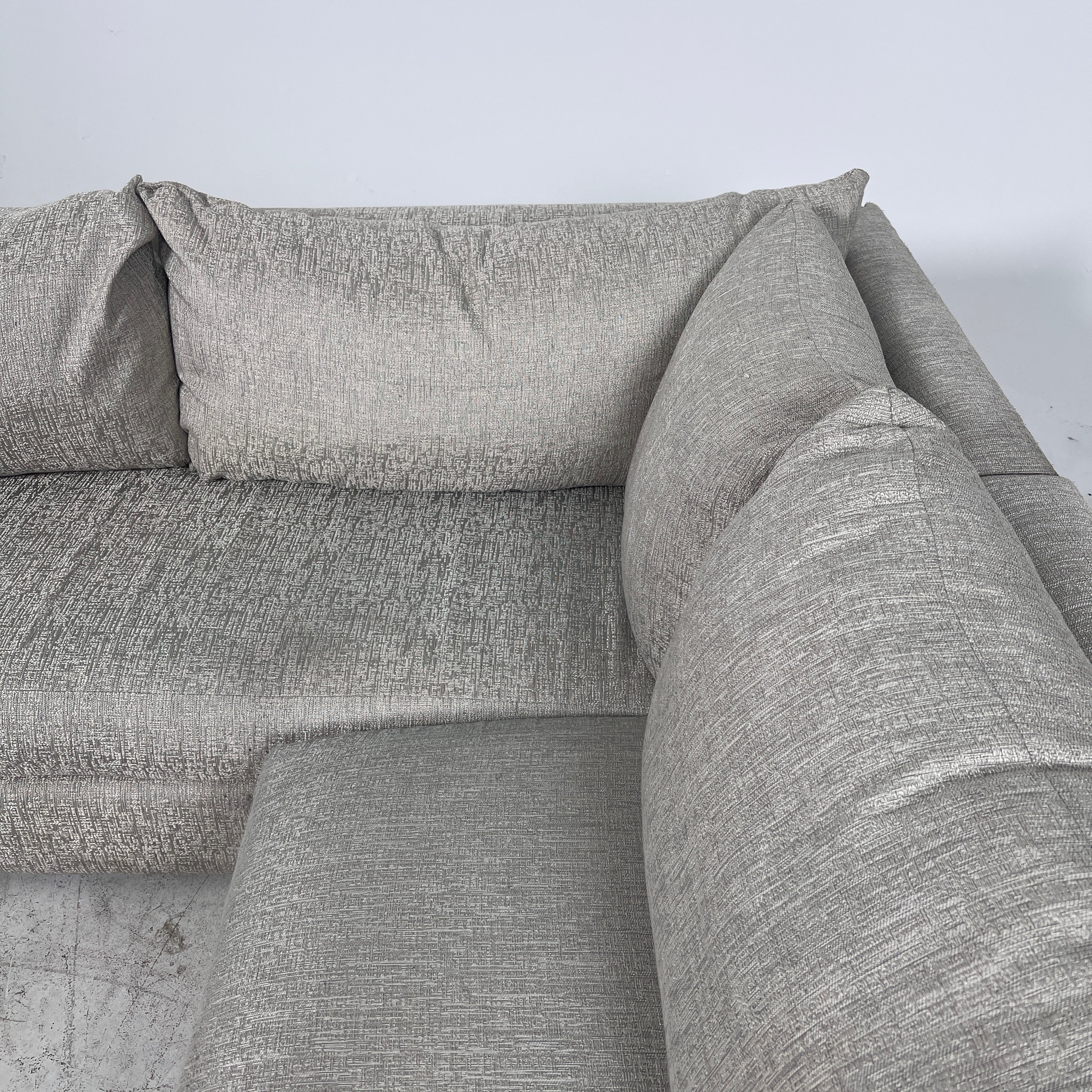 Fabric sectional. 2 piece L shaped sofa couch. delivery available