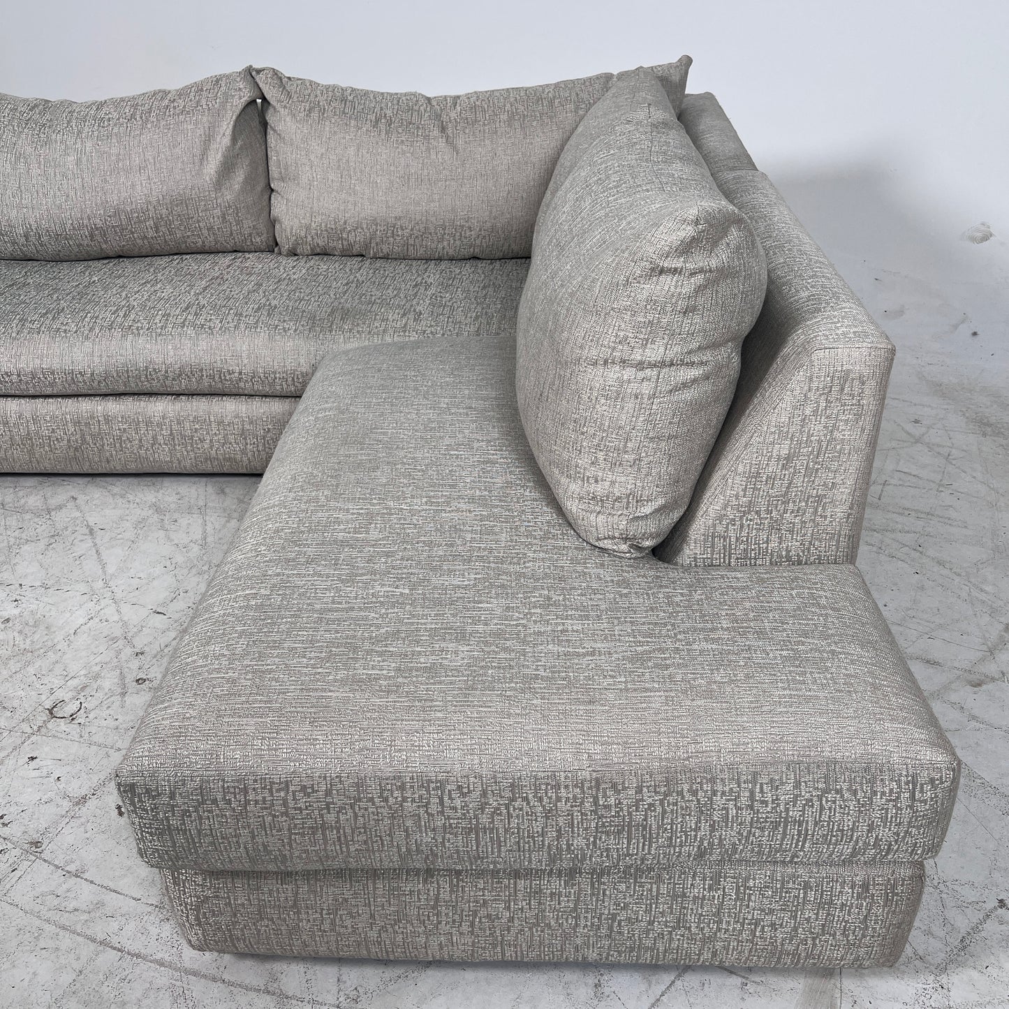 Fabric sectional. 2 piece L shaped sofa couch. delivery available