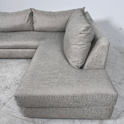 Fabric sectional. 2 piece L shaped sofa couch. delivery available