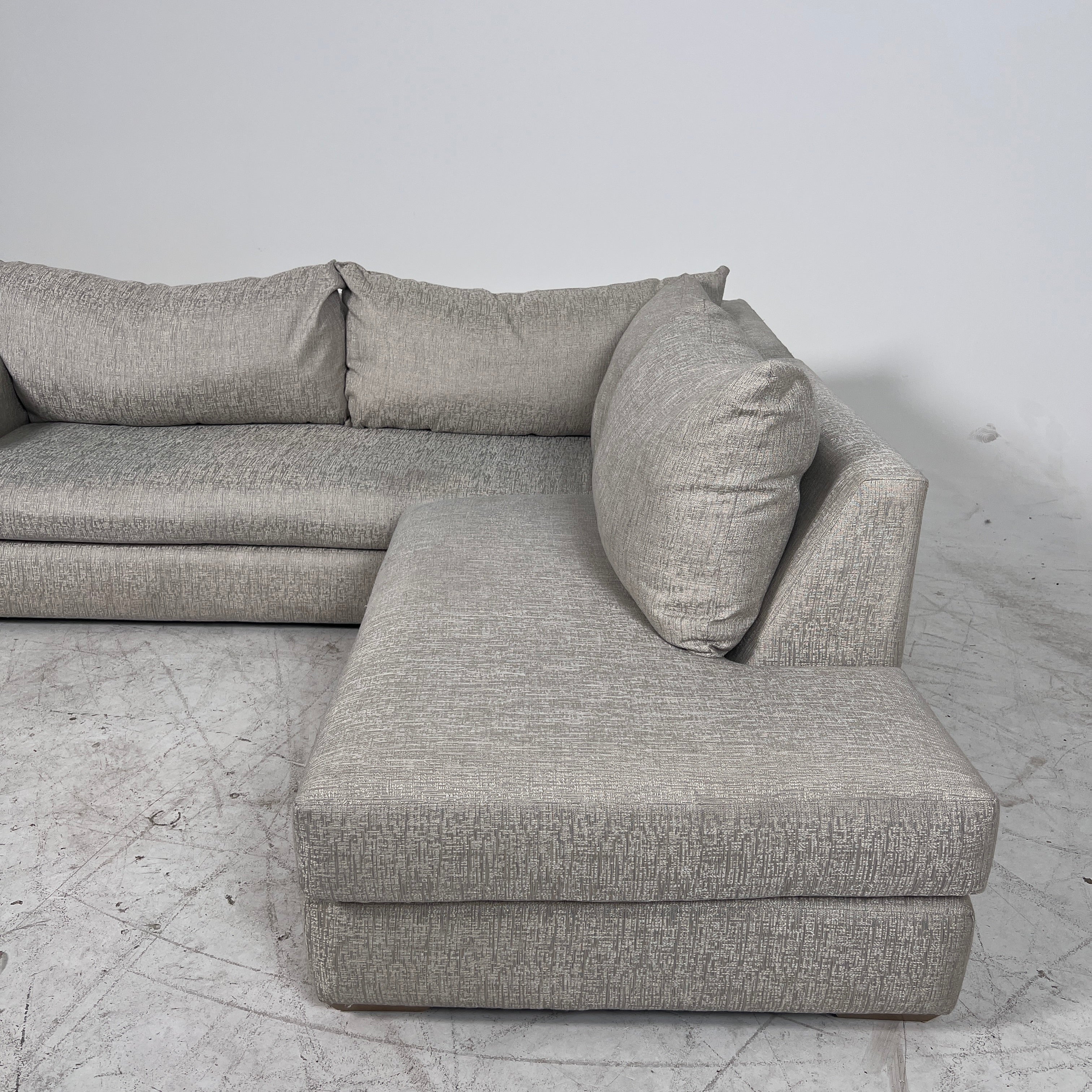 Fabric sectional. 2 piece L shaped sofa couch. delivery available