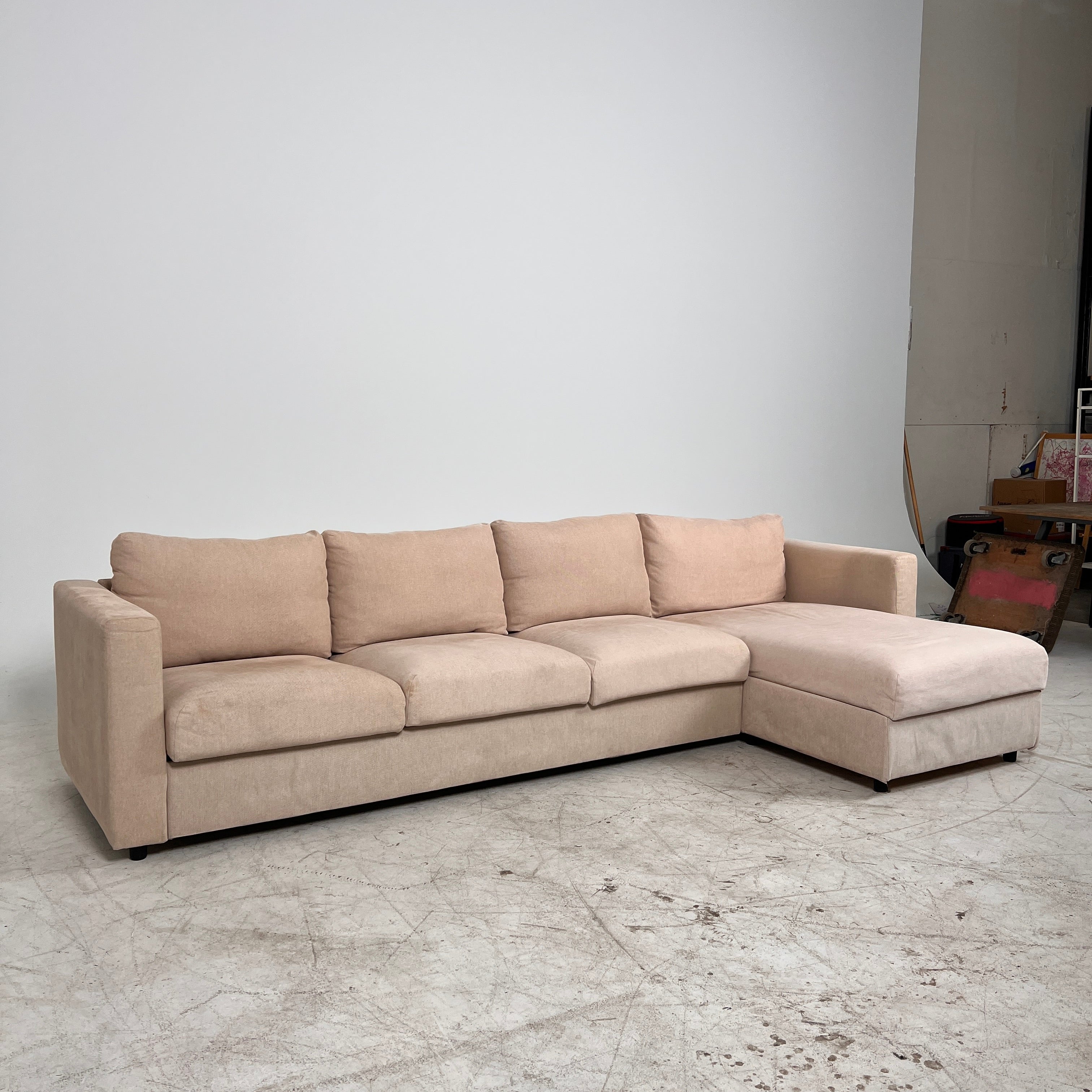 Ikea Finnala Sectional with storage. L shaped sofa couch.