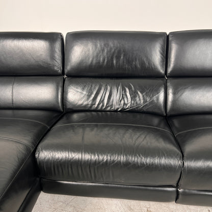 Leather Reclining sectional. Power reclining sofa couch. Delivery available