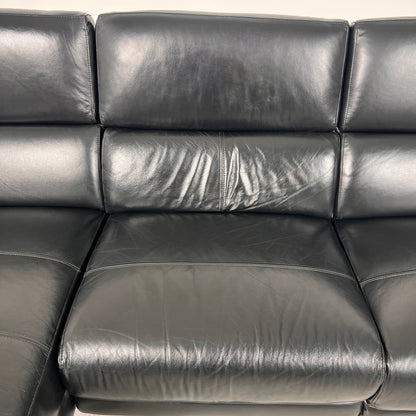 Leather Reclining sectional. Power reclining sofa couch. Delivery available
