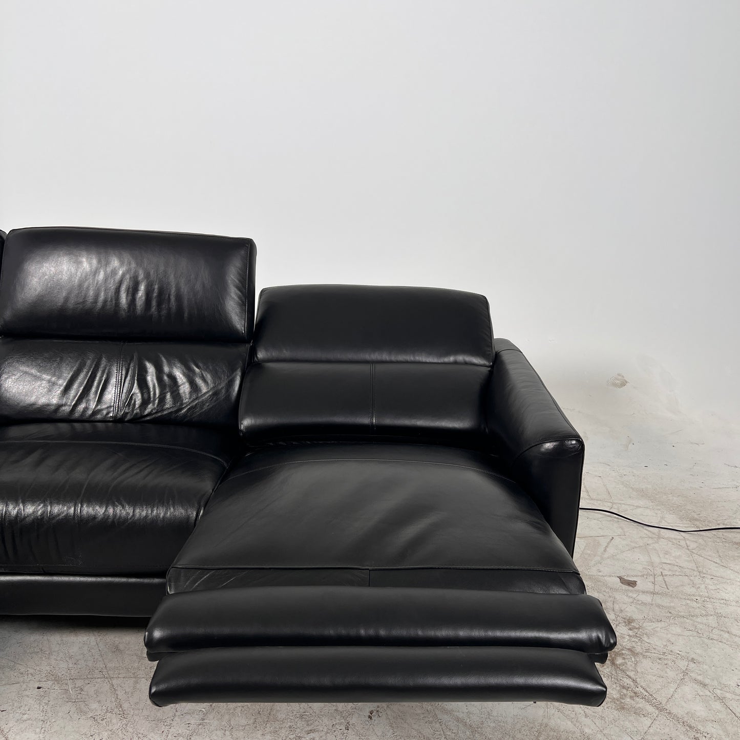 Leather Reclining sectional. Power reclining sofa couch. Delivery available