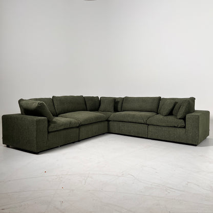 New CasaBella Cloud sectional. Linen modular L sofa couch. delivery available