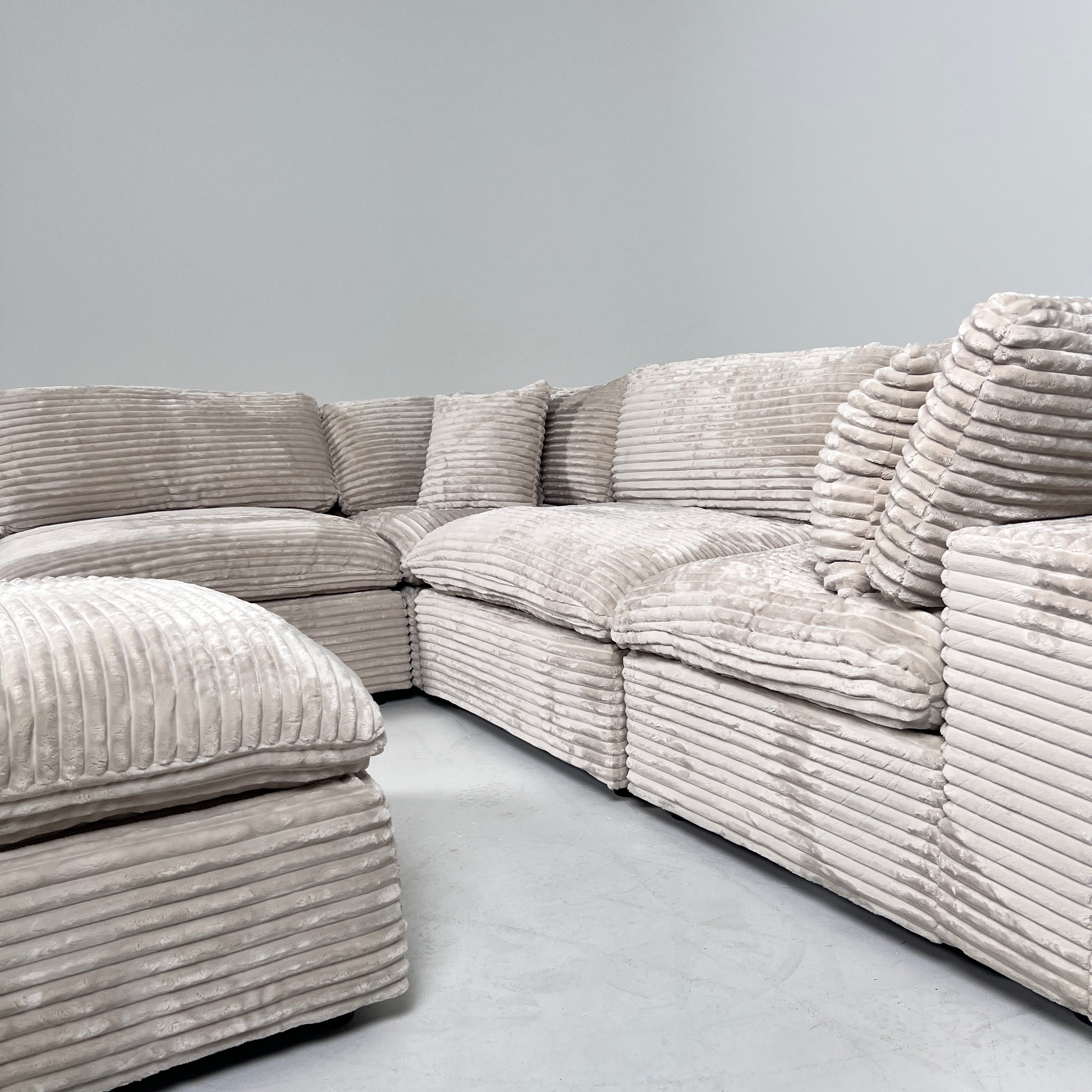 New CasaBella Cloud sectional. Corduroy modular L sofa couch
