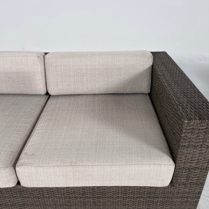 Patio Sectional. wicker rattan like pation set. delivery available