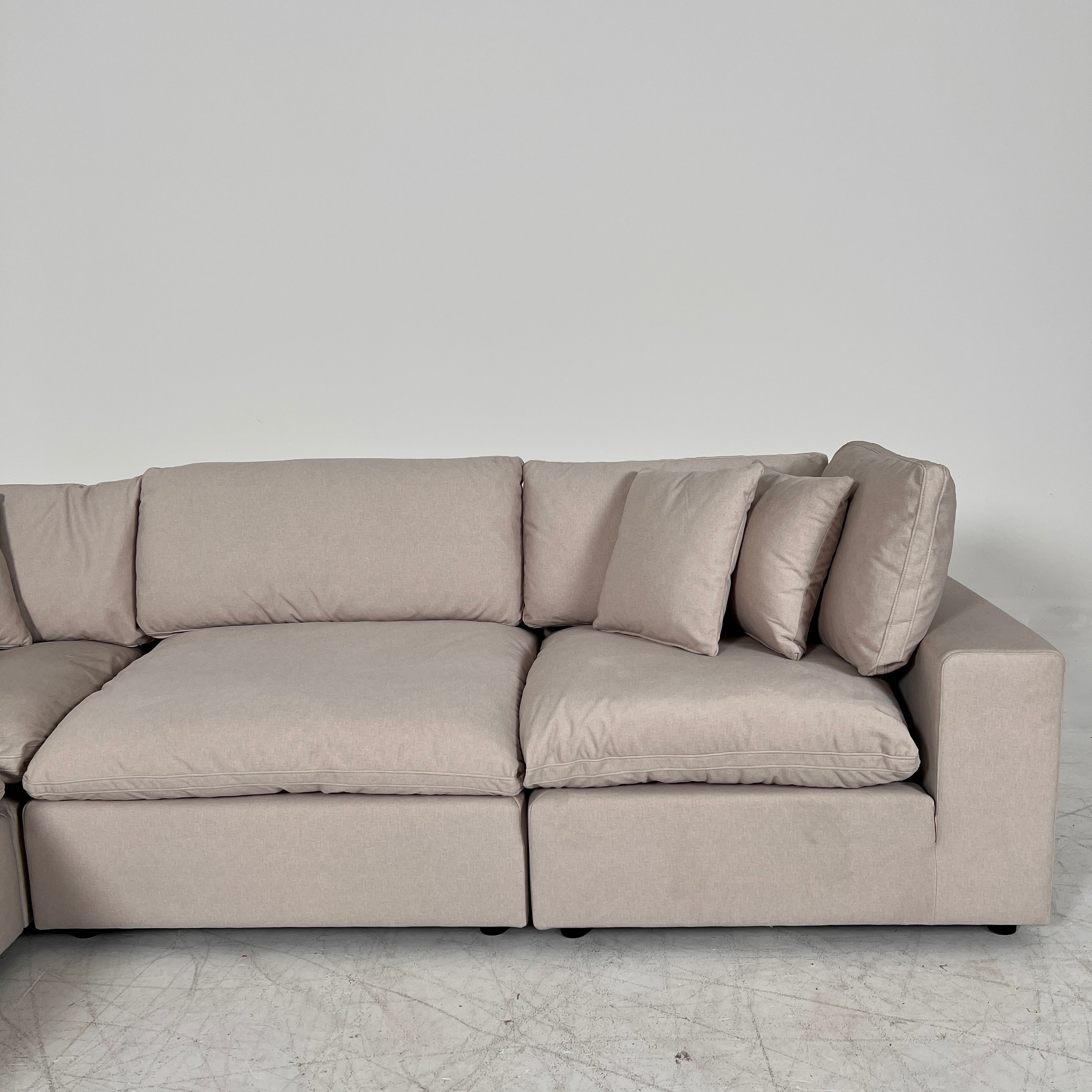 CasaBella Haylee Cloud Sectional. Modular L shaped sofa couch. delivery available