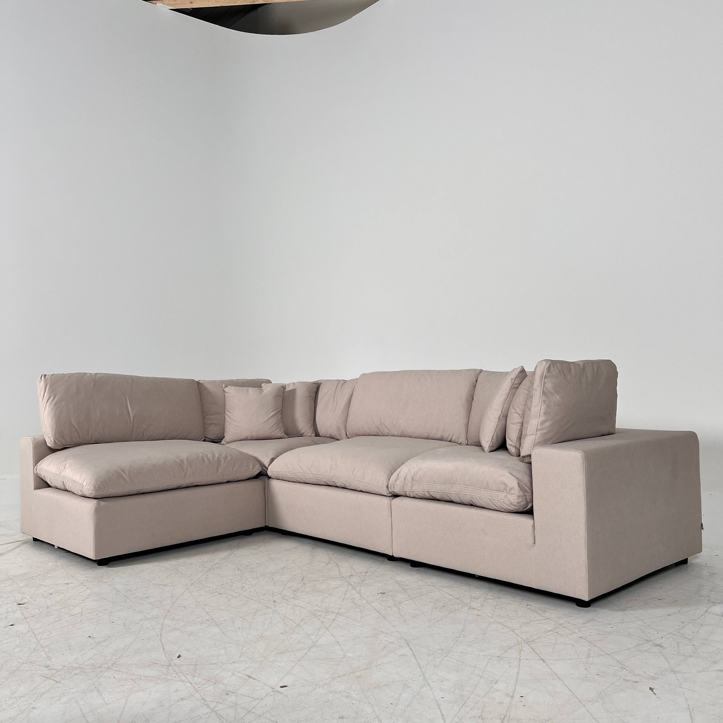 CasaBella Haylee Cloud Sectional. Modular L shaped sofa couch. delivery available