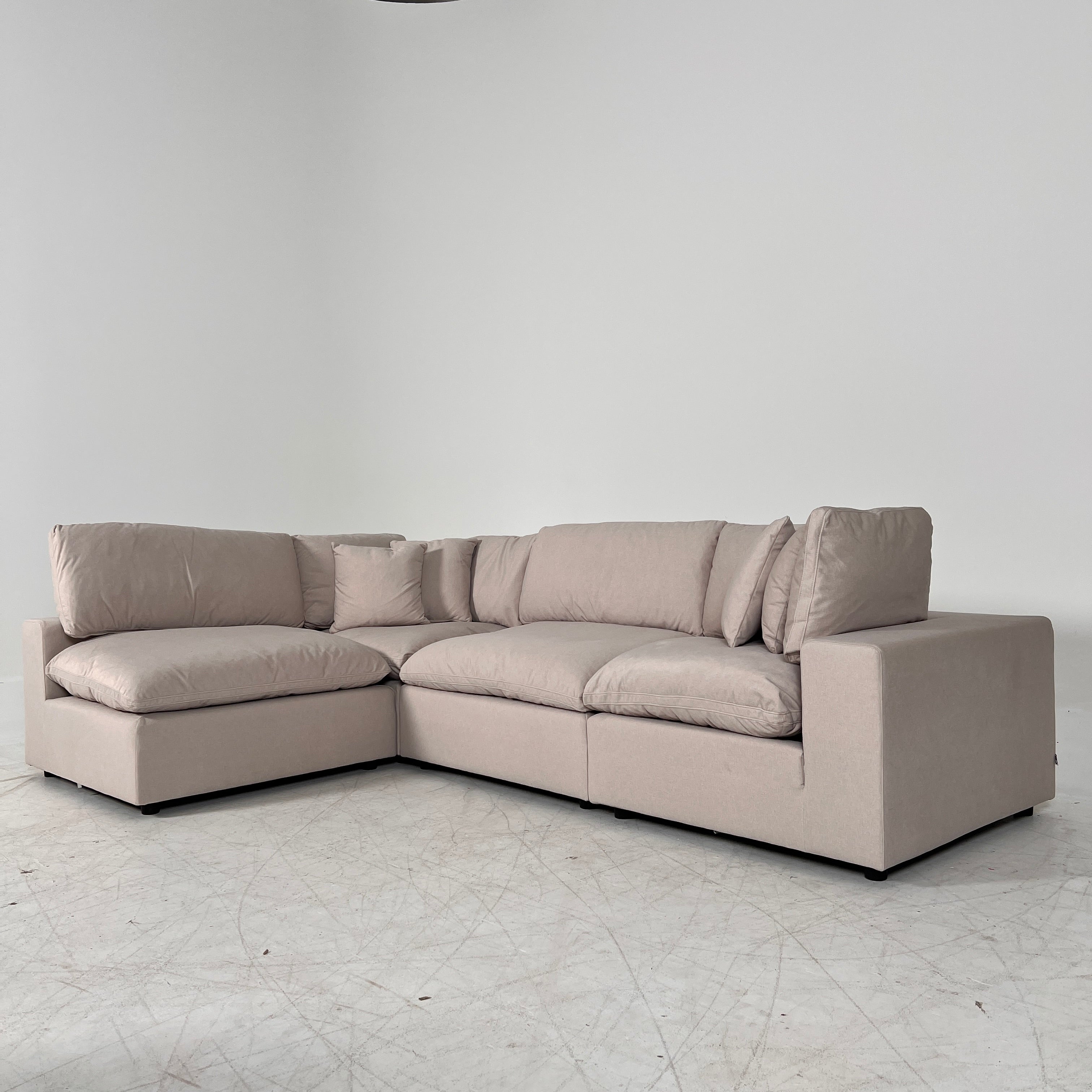 CasaBella Haylee Cloud Sectional. Modular L shaped sofa couch. delivery available