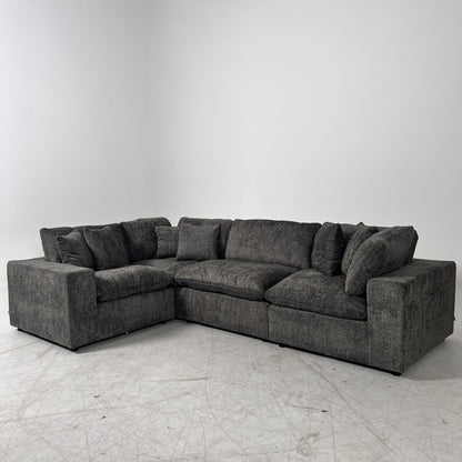 New CasaBella Mochi Cloud sectional. Boucle modular L shaped sofa couch. delivery