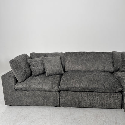 New CasaBella Mochi Cloud sectional. Boucle modular L shaped sofa couch. delivery