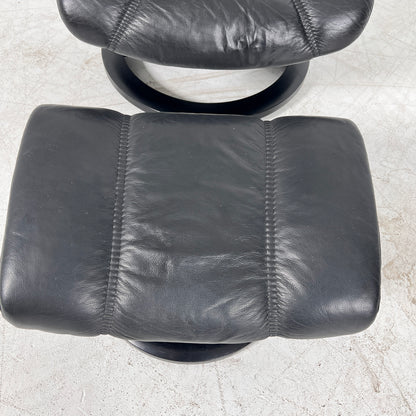 Stressless Ekornes Reclining chair + ottoman. Scan Design chair. delivery available