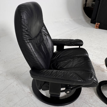 Stressless Ekornes Reclining chair + ottoman. Scan Design chair. delivery available