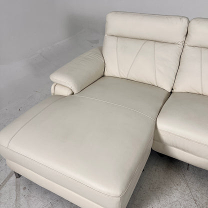 Power Reclining Sectional. Leather L shaped sofa couch. Delivery available