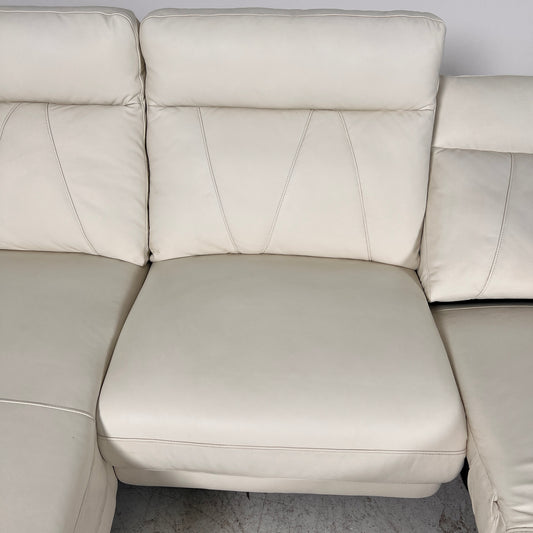 Power Reclining Sectional. Leather L shaped sofa couch. Delivery available