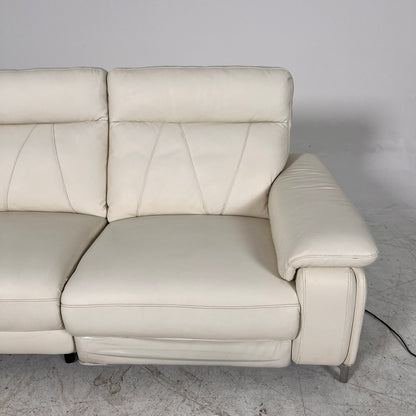 Power Reclining Sectional. Leather L shaped sofa couch. Delivery available
