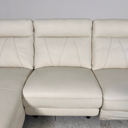 Power Reclining Sectional. Leather L shaped sofa couch. Delivery available