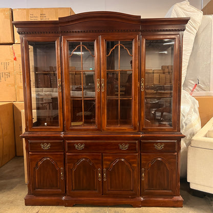 Antique Hutch. Display cabinet. Solid wood.