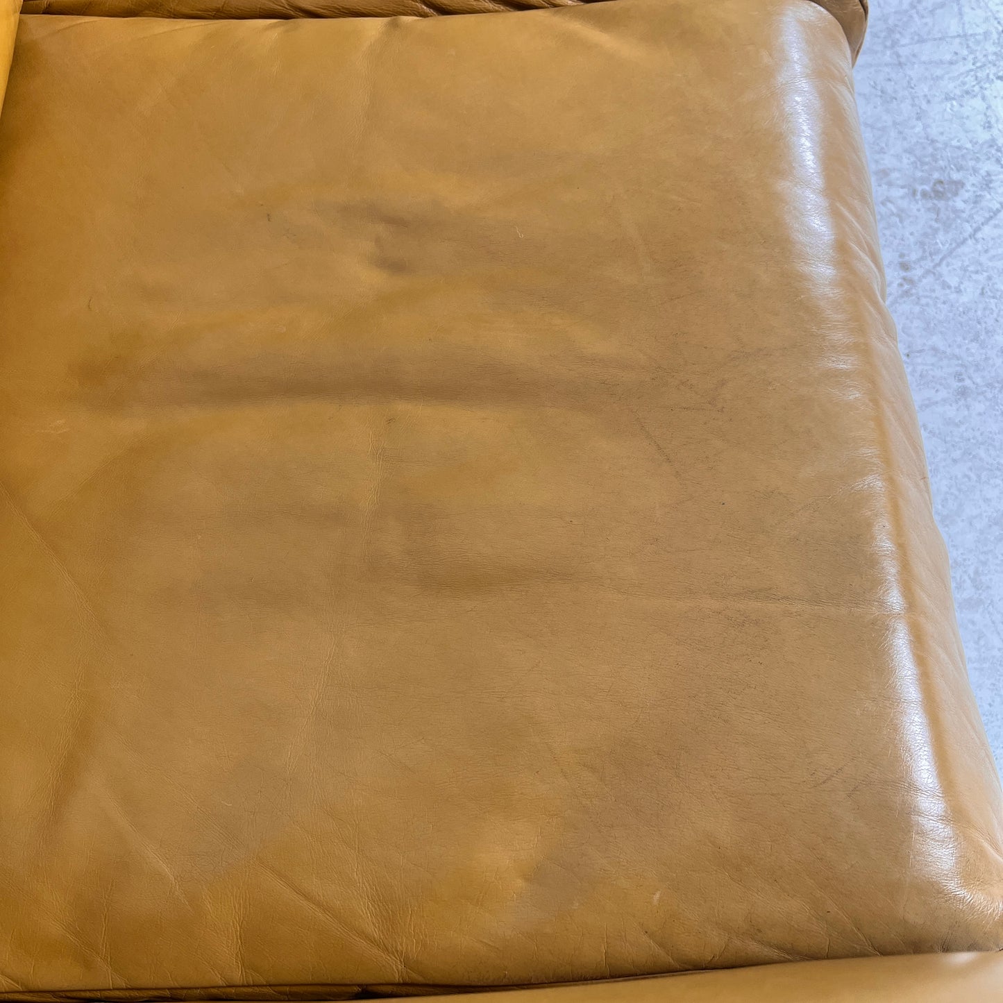 Real Leather 3 seater Sofa couch. Costco couch