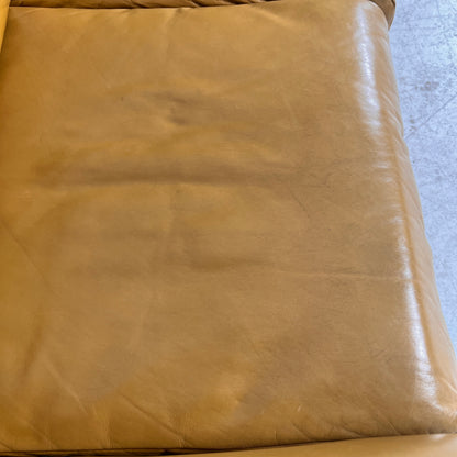 Real Leather 3 seater Sofa couch. Costco couch