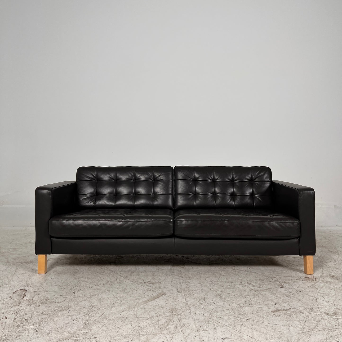 Ikea Morabo Leather Loveseat. 3 seater sofa couch. Delivery Available.