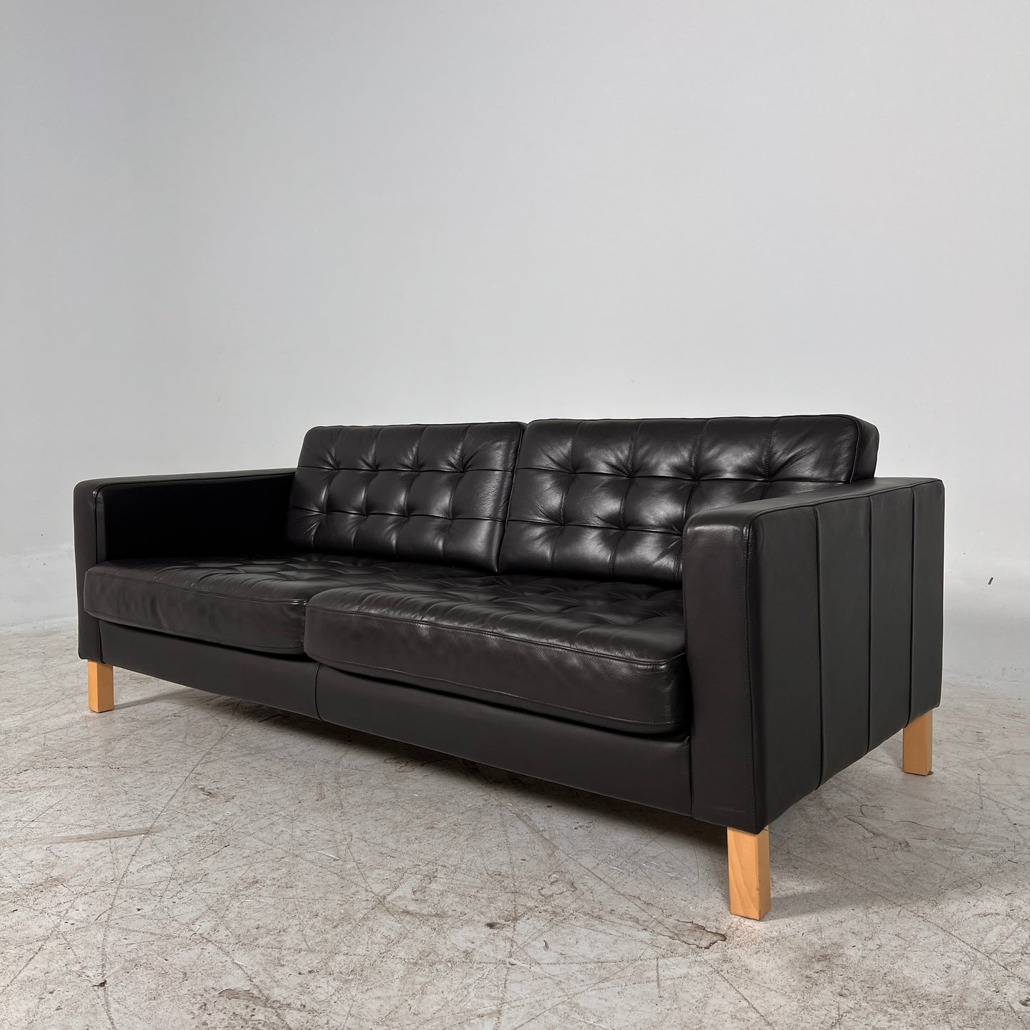 Ikea Morabo Leather Loveseat. 3 seater sofa couch. Delivery Available.