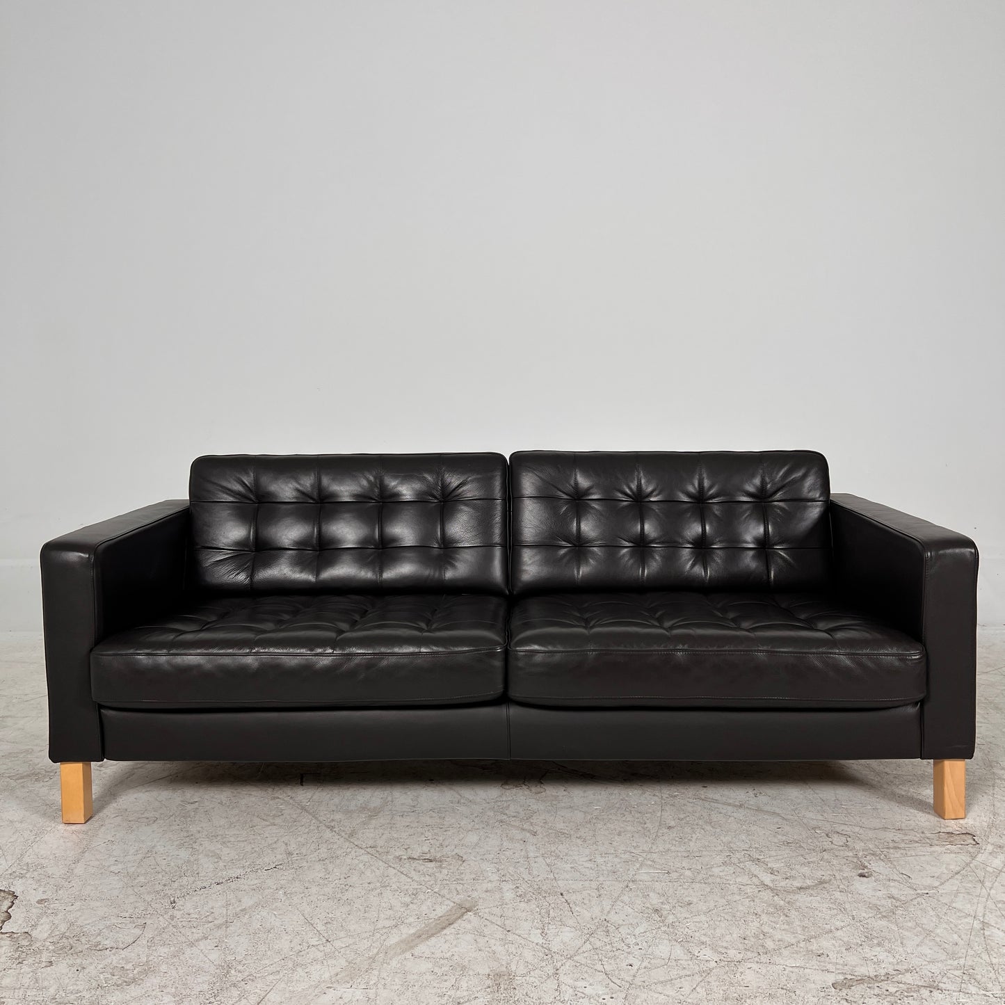Ikea Morabo Leather Loveseat. 3 seater sofa couch. Delivery Available.