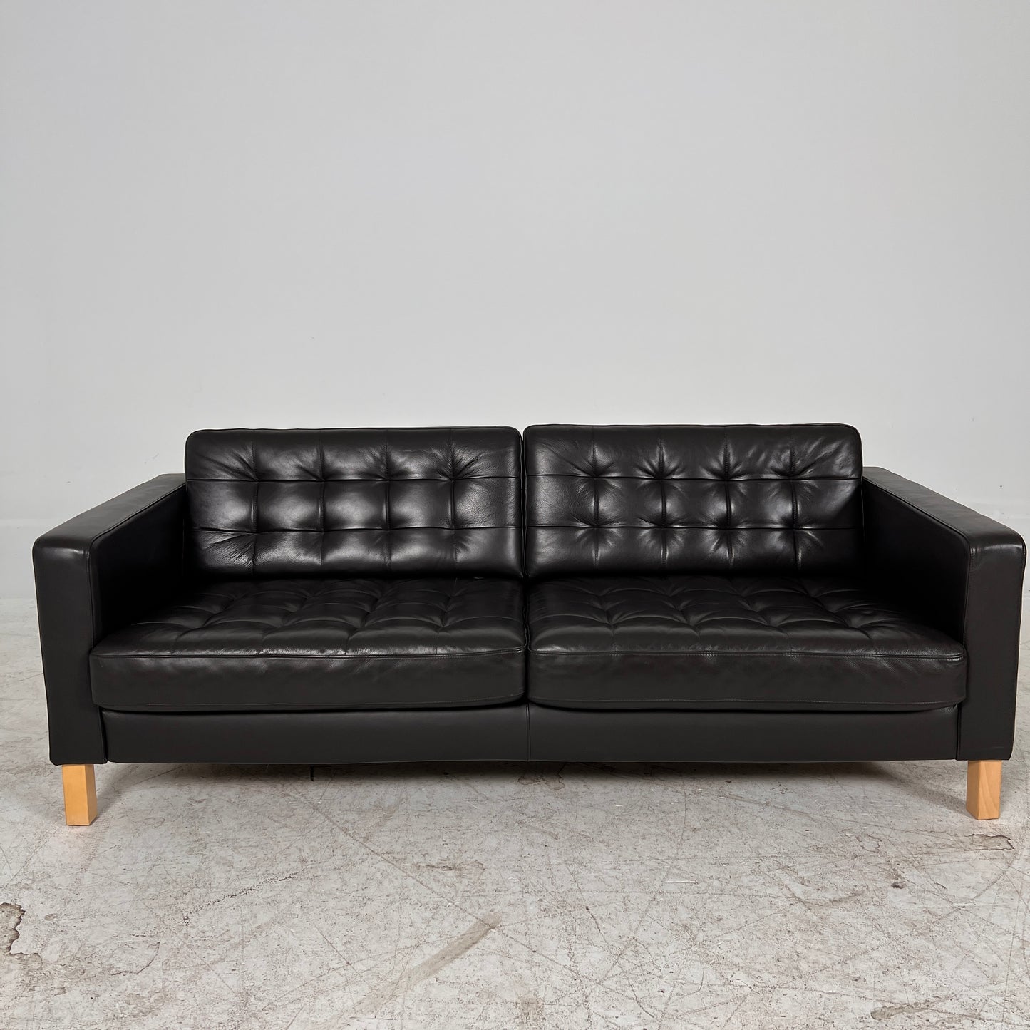 Ikea Morabo Leather Loveseat. 3 seater sofa couch. Delivery Available.