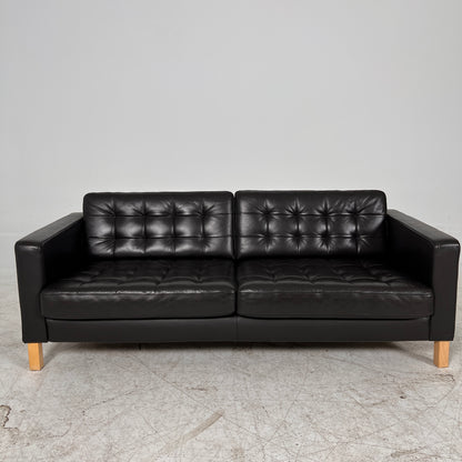 Ikea Morabo Leather Loveseat. 3 seater sofa couch. Delivery Available.