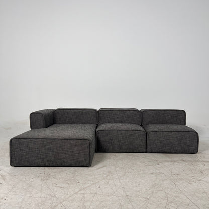 Article quadra sectional. 3 piece modular L shaped sofa couch. Delivery available